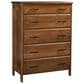 Briarwood Llc American Timbers 5-Drawer Chest in Turkish Coffee, , large