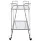 Linon Home Decor Mid-Century Bar Cart in Silver, , large