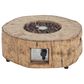 Hearth and Haven Outdoor Propane Fire Pit with 30,000 BTU Output in Brown, , large