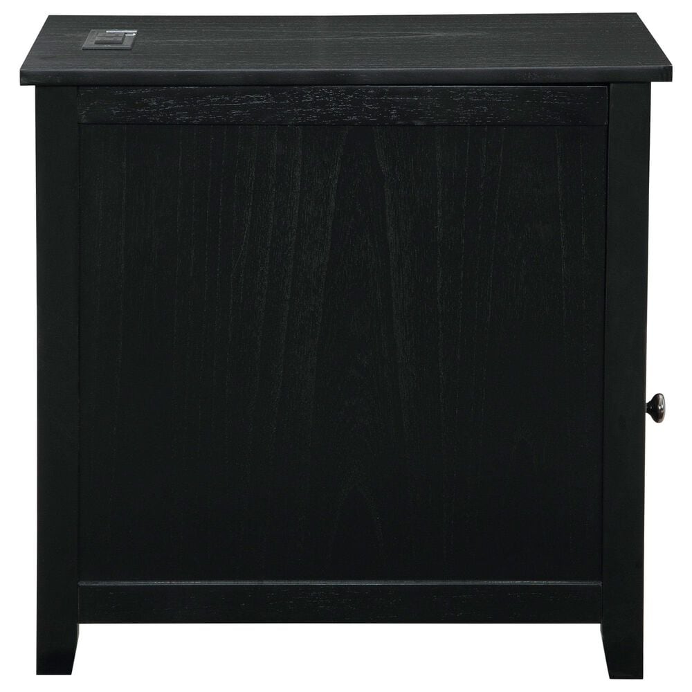 Ashley Treytown Chairside End Table in Black, , large