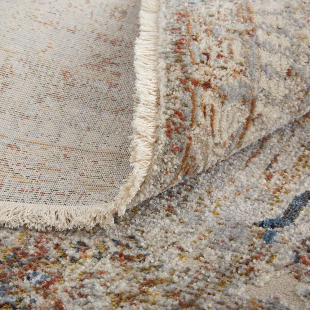 Feizy Kaia 5&#39; x 7&#39;9&quot; Gray and Multicolor Area Rug, , large