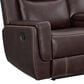 Mayberry Hill Panther Manual Reclining Loveseat in Neono Brown, , large