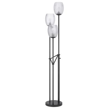Cal Lighting Oconto 3-Light Floor Lamp in Matte Black, , large