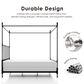 Furniture of America Elliot Full Canopy Bed in Black, , large