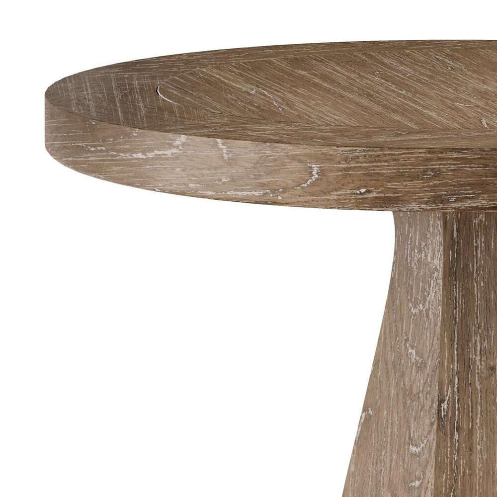 Hekman Chateaux Round End Table in Brown, , large