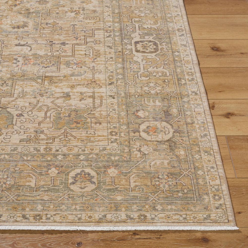 Surya Once Upon a Time Light Beige, Tan, Taupe and Dark Brown 1'11" x 2'11" Area Rug, , large