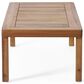 Hearth and Haven 2-Piece Patio Conversation Set with Cream Cushion in Teak, , large