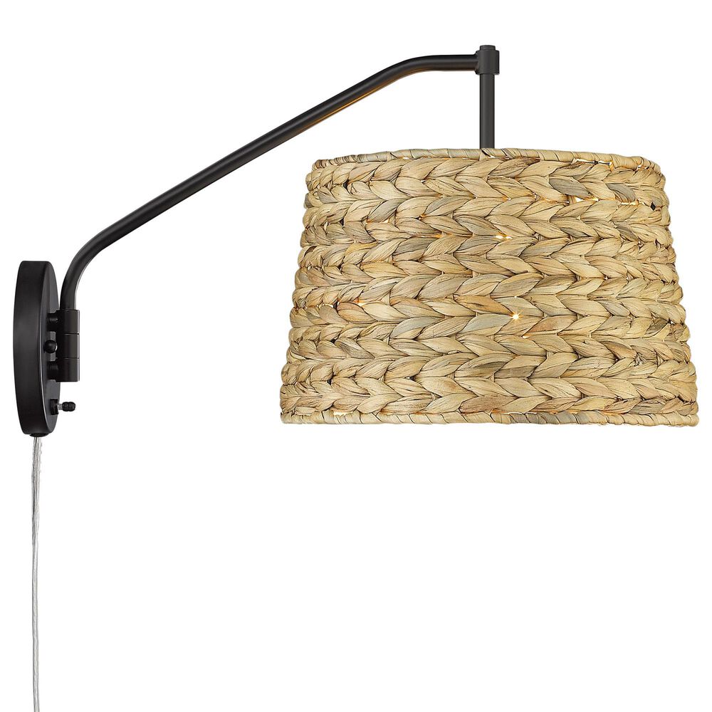 Golden Lighting Ryleigh 1-Light Articulating Wall Sconce in Matte Black, , large