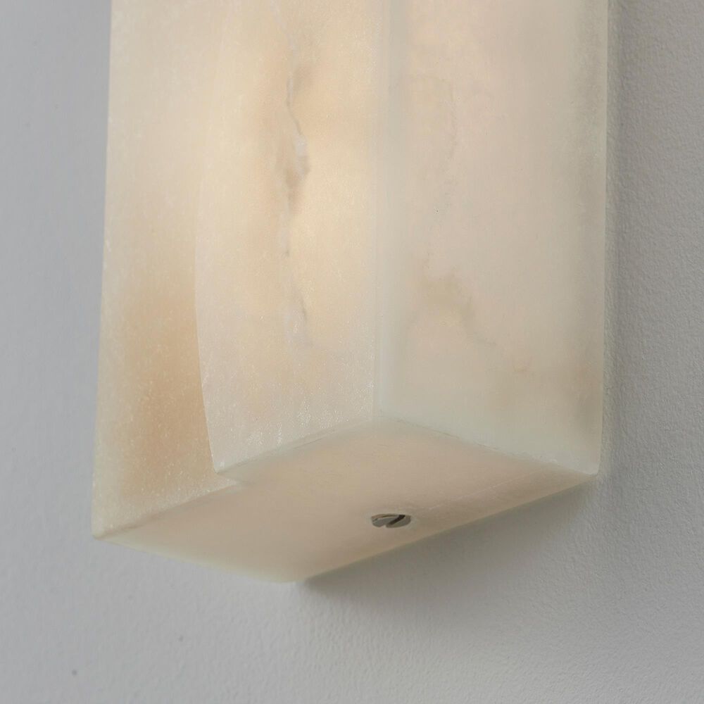 Hudson Valley Lighting Sanger 33" 1-Light Wall Sconce in Soft White and Polished Nickel, , large