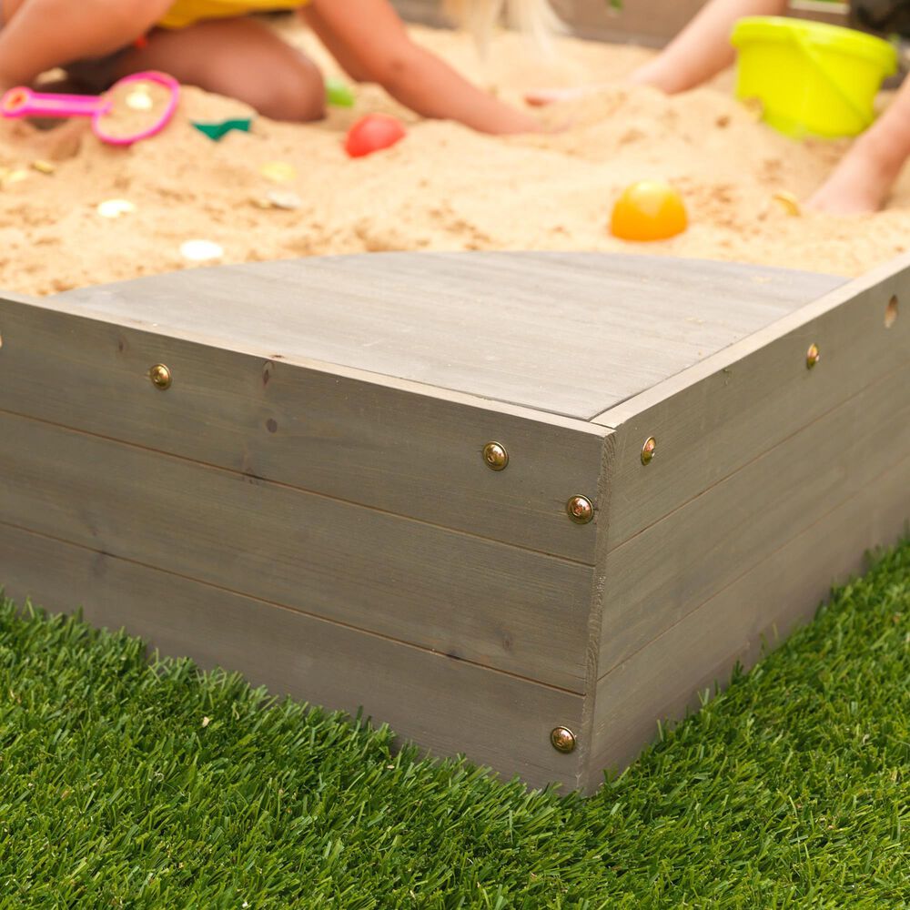 Kidkraft Backyard Sandbox in Gray, , large