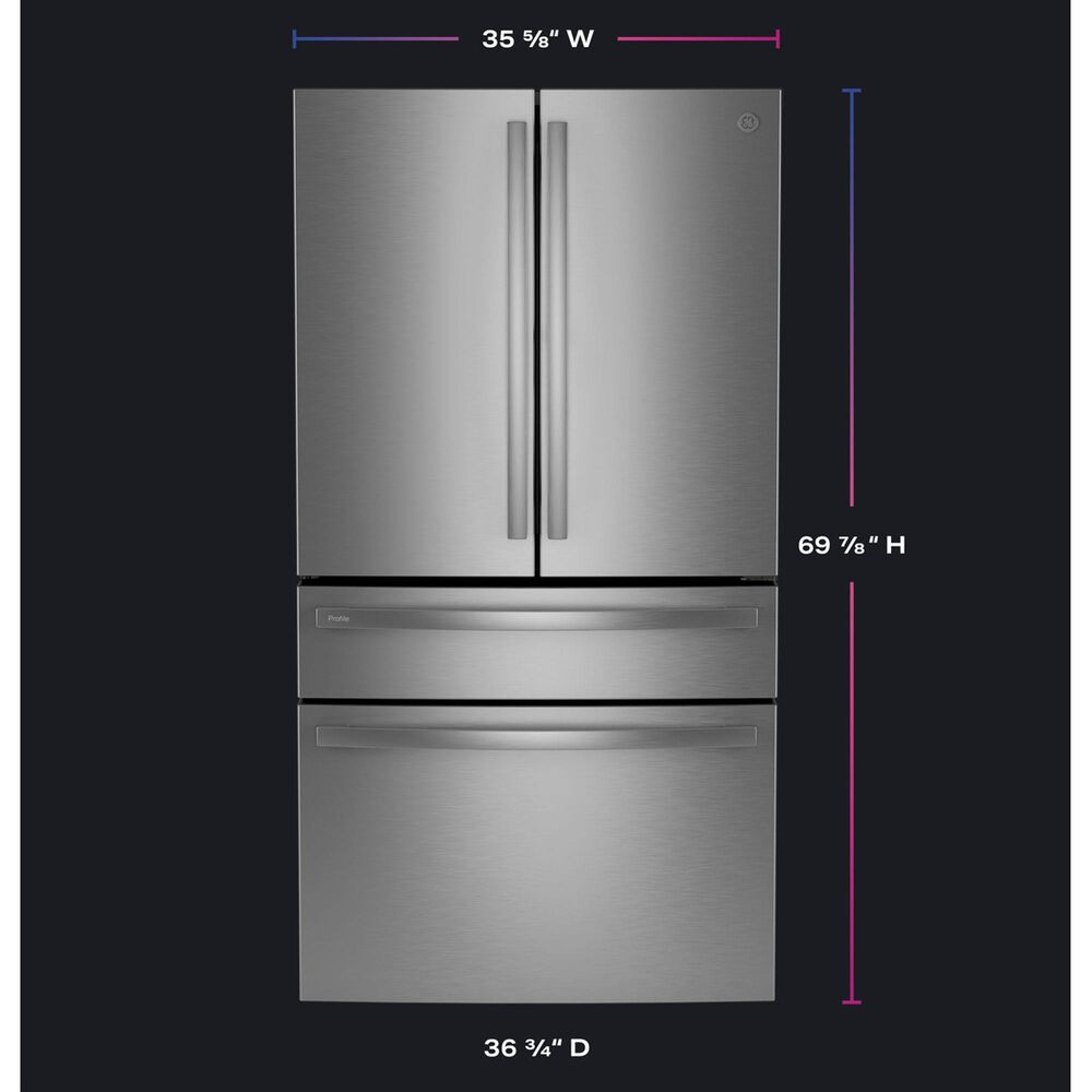 GE Profile 28.7 Cu. Ft. French-Door Refer with Autofill Pitcher in Stainless Steel, , large