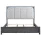 New Heritage Design Odessa 4-Piece Queen Bedroom Set in Charcoal and Silver, , large