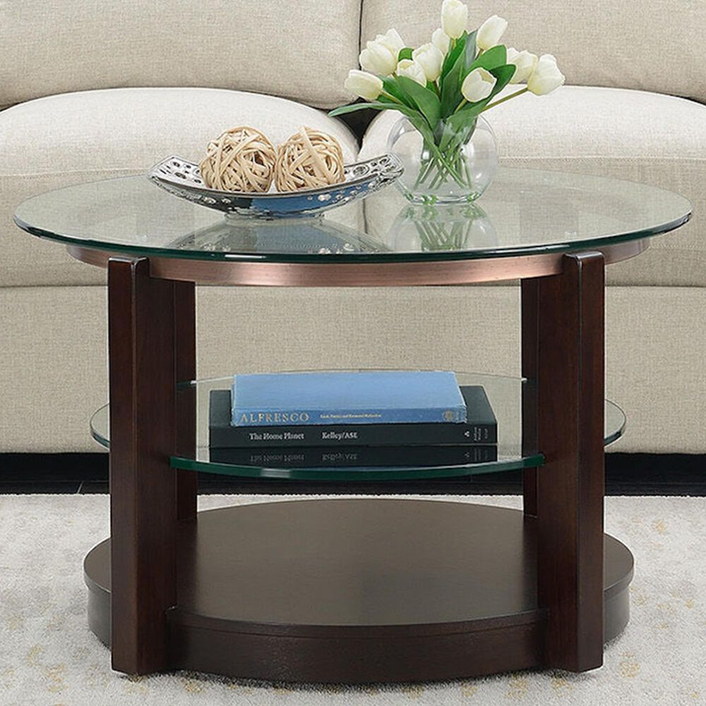 Mayberry Hill Elsa Coffee Table in Espresso, , large