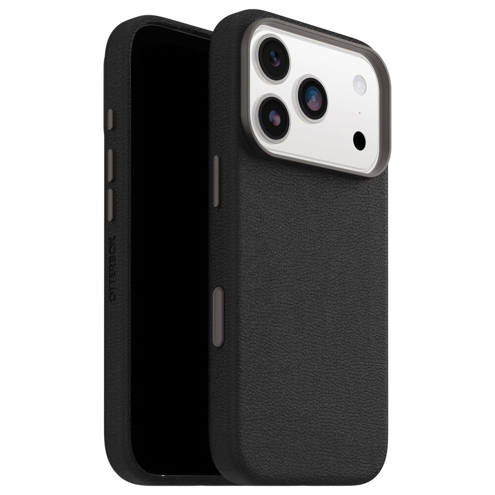 OtterBox Symmetry Cactus Leather Case for iPhone 17 Pro in Noir Ash, , large