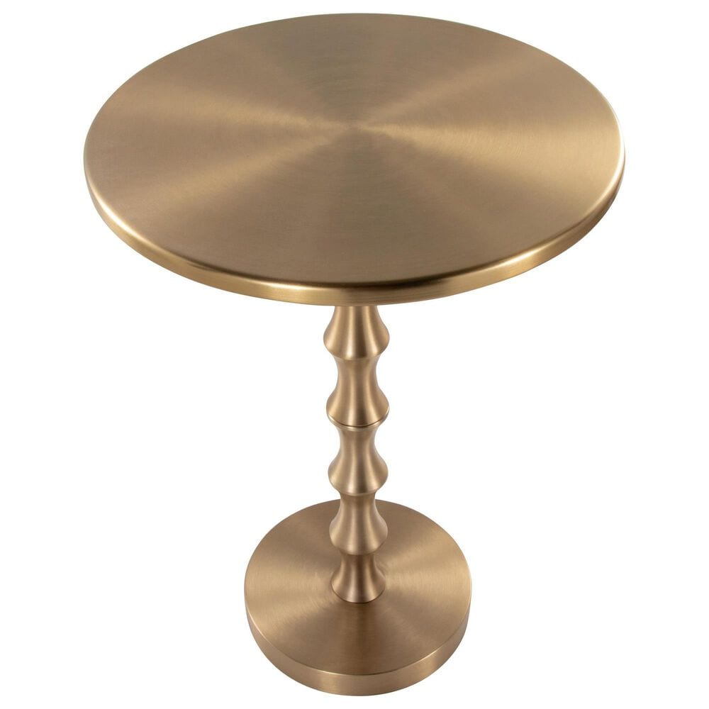 Lumisource Bora 26.75&quot; Accent Table in Gold, , large