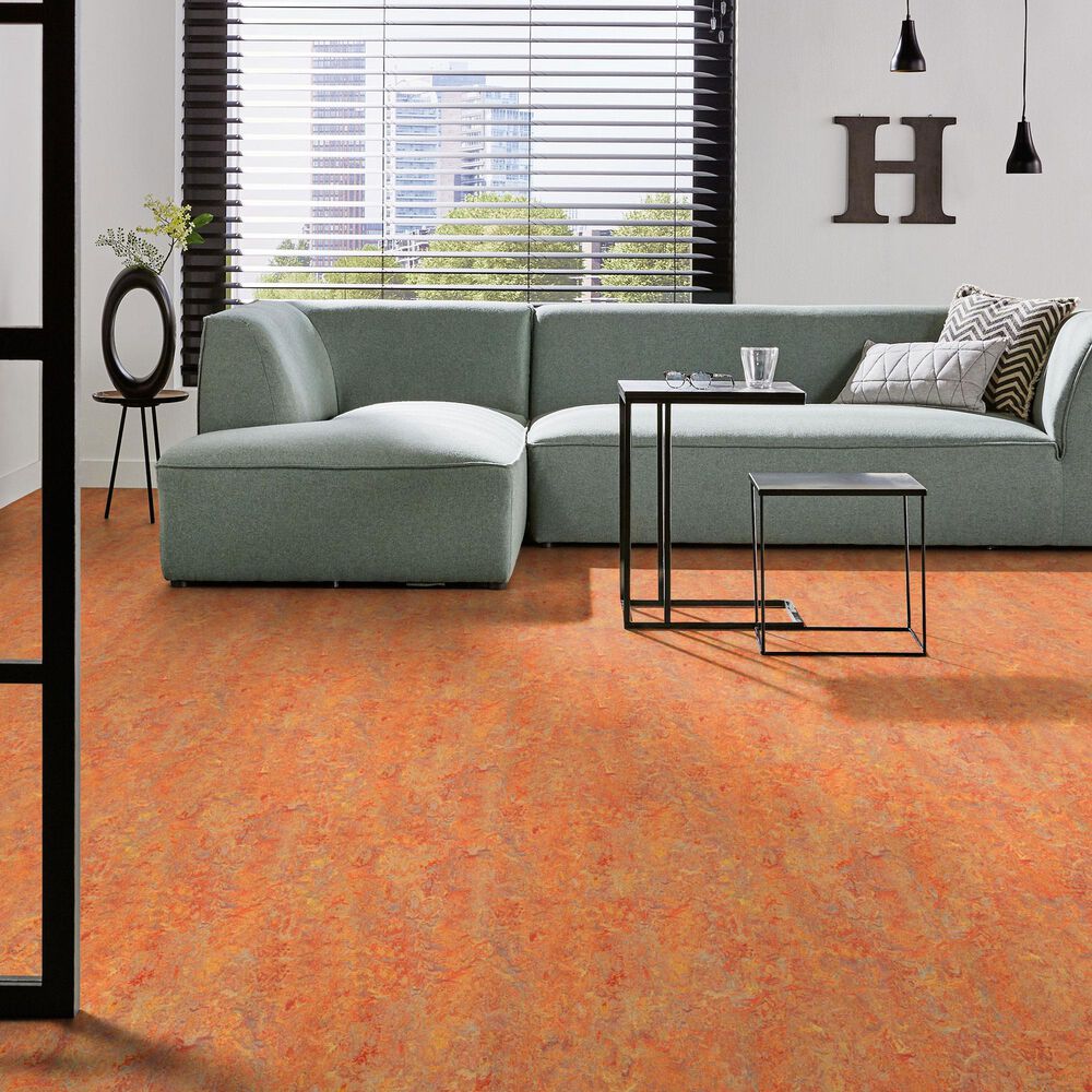 Forbo Marmoleum Cinch Loc Seal 12&quot; x 12&quot; Laminate Tile in Asian Tiger, , large