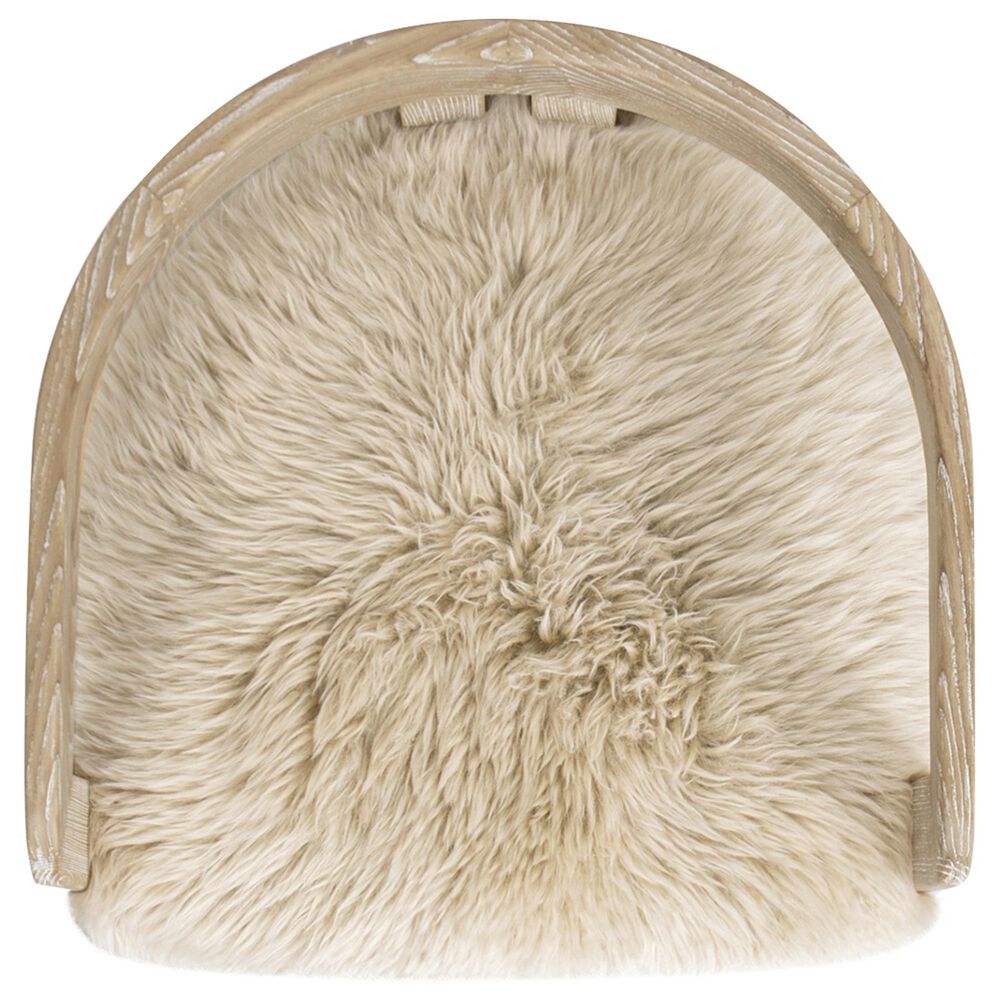 Jennifer Taylor Home Millwick Arm Chair in Rustic Blonde, , large