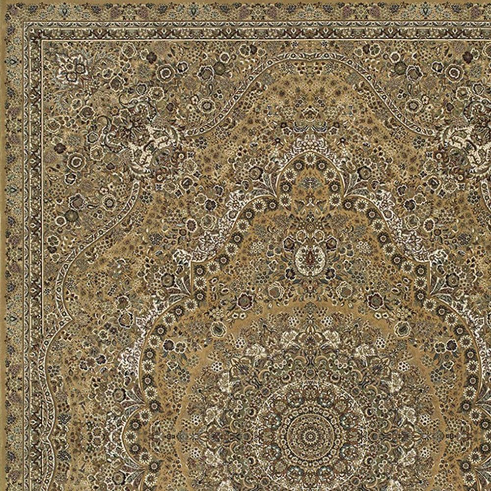 Oriental Weavers Masterpiece 8022J 3&#39;10&quot; x 5&#39;5&quot; Gold Area Rug, , large