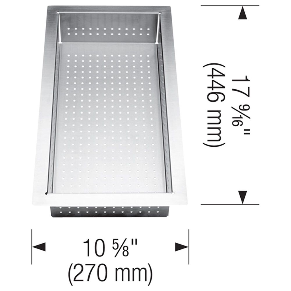 Blanco Cerana/Precision/Radius/Quatrus Colander in Stainless Steel, , large