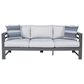 Ashley Amora Stationary Patio Sofa with Cushion in Light Gray, , large