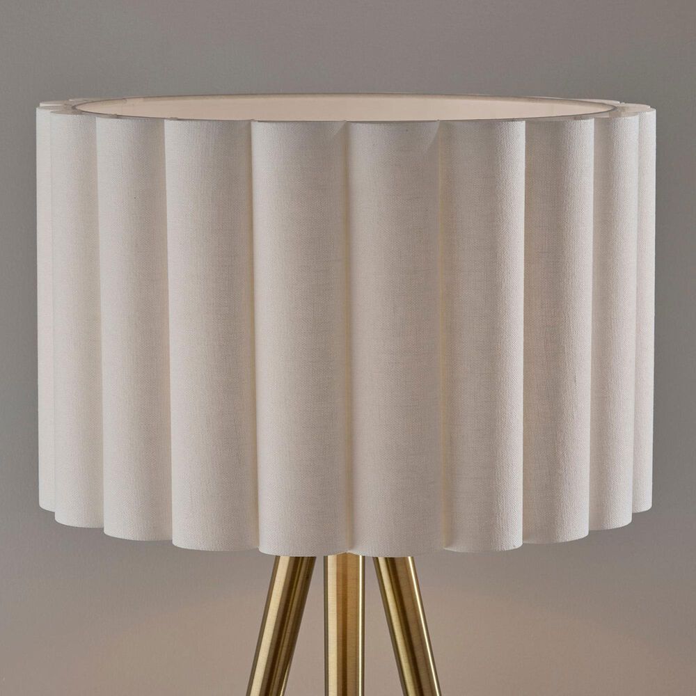 Adesso Caldwell Floor Lamp in Antique Brass, , large