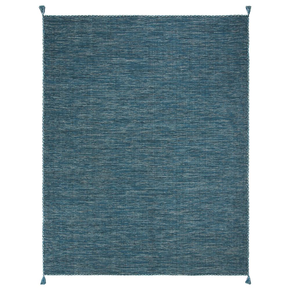 Safavieh Montauk 8" x 10" Blue and Black Area Rug, , large
