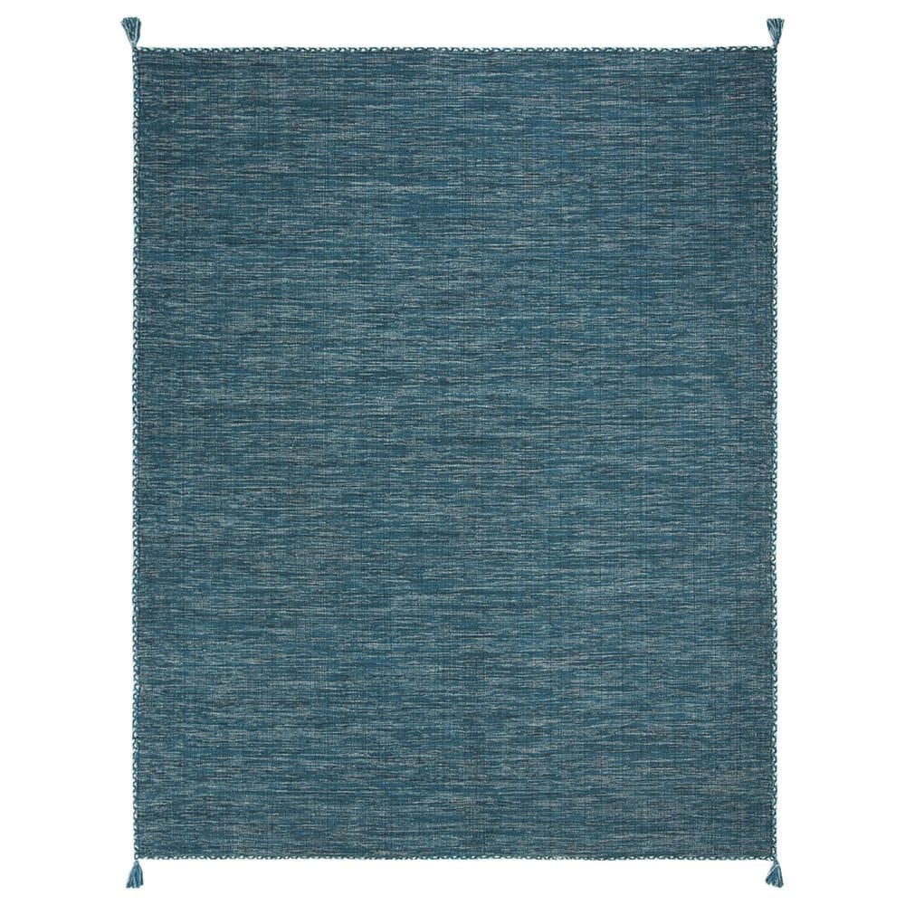 Safavieh Montauk 8" x 10" Blue and Black Area Rug, , large