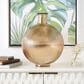 Maple and Jade Ribbed Decorative Vase in Tinted Brown, , large