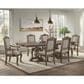 Mayberry Hill Madison Traditional Double Pedestal Dining Table in Walnut, , large