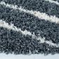 Safavieh Venus Shag 5"3" Round Dark Grey and Ivory Area Rug, , large