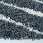 Safavieh Venus Shag 5"3" Round Dark Grey and Ivory Area Rug, , large