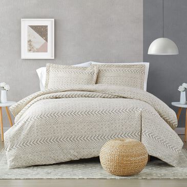 Pem America Chase 3-Piece King Duvet Set in Cream and Black, , large