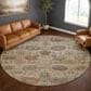 Dalyn Rug Company Aristo AR6 Ivory 8" Round Area Rug, , large