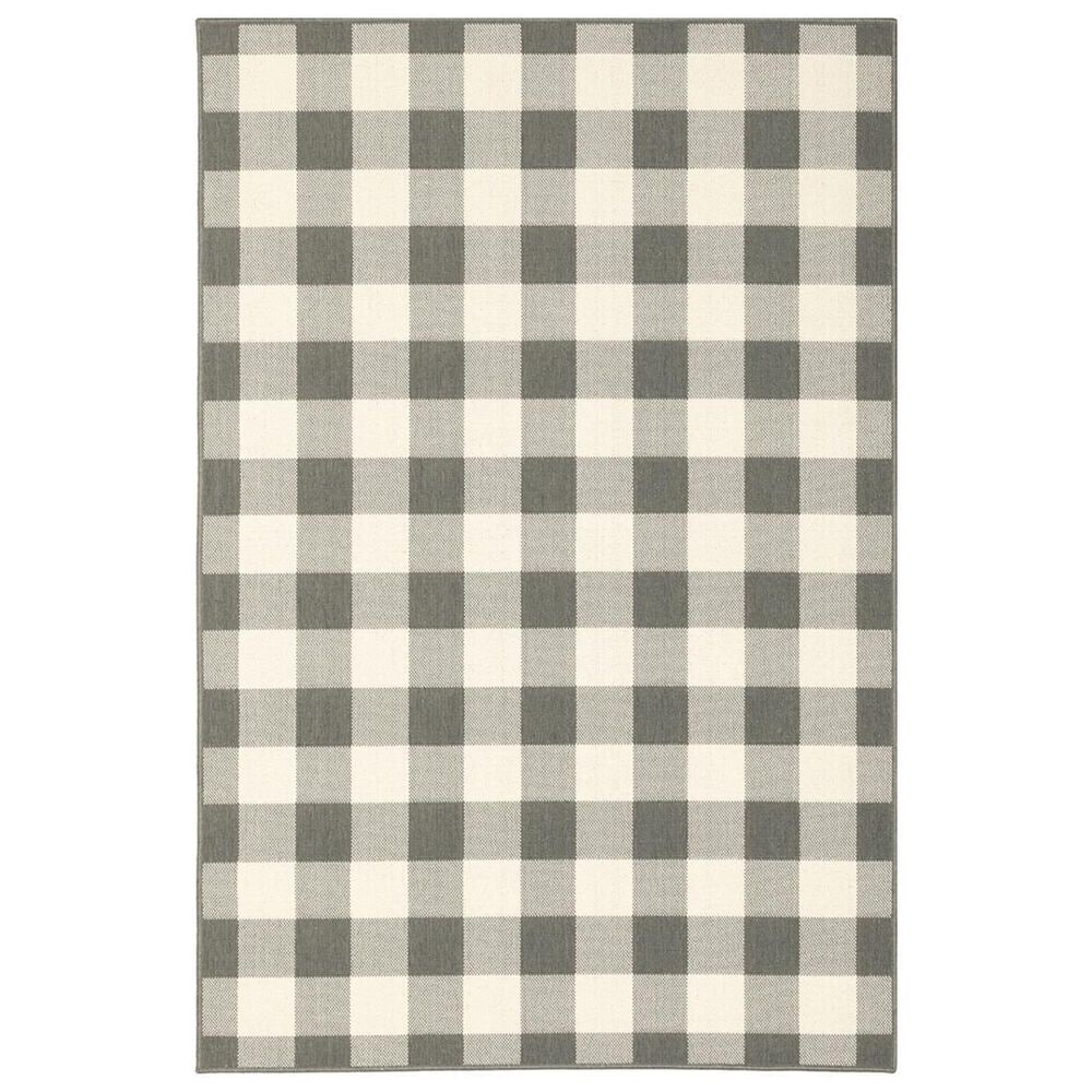 Oriental Weavers Marina 2598W 6"7" x 9"6" Gray Area Rug, , large