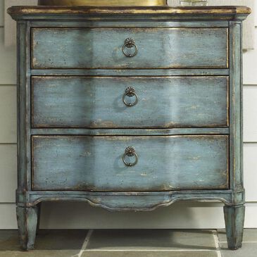 Hooker Furniture 3-Drawer Chest in Turquoise, , large