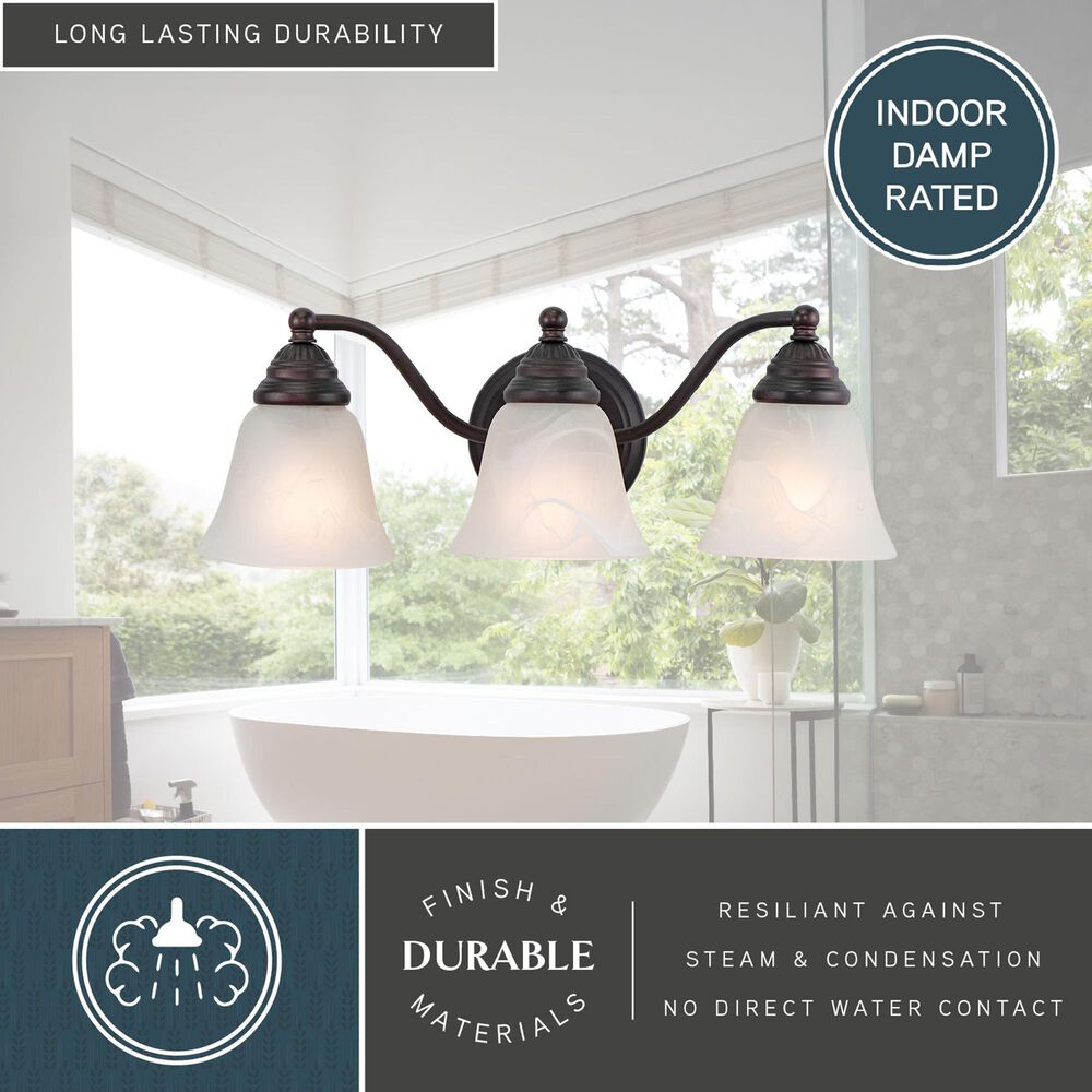 Vaxcel Standford 3-Light Bathroom Vanity in Oil Burnished Bronze, , large