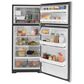 GE Appliances 16.6 Cu. Ft. Top Freezer Refrigerator Energy Star in Stainless Steel, , large