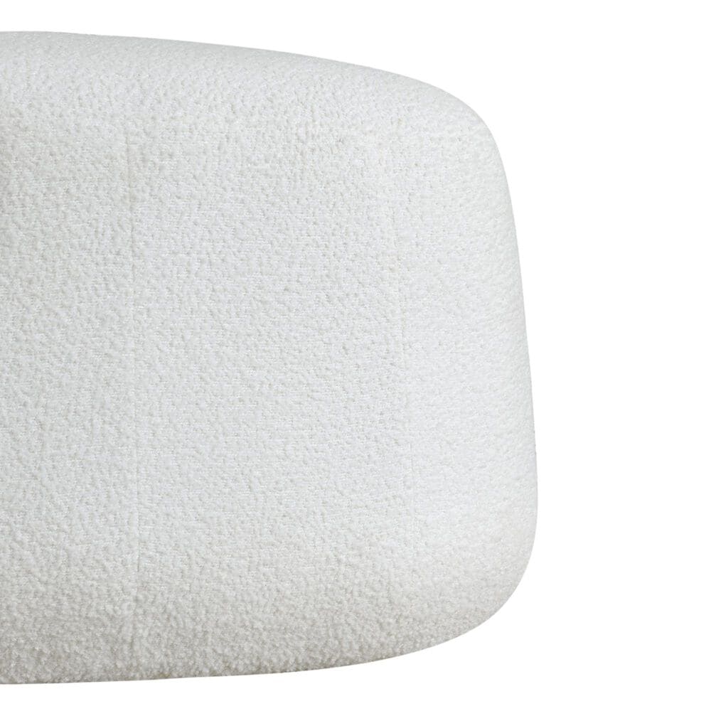 Lifestyle Solutions Kayden Ottoman in White, , large