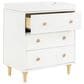 Babyletto Lolly 3 Drawer Changer Dresser with Removable Changing Tray in White and Natural, , large