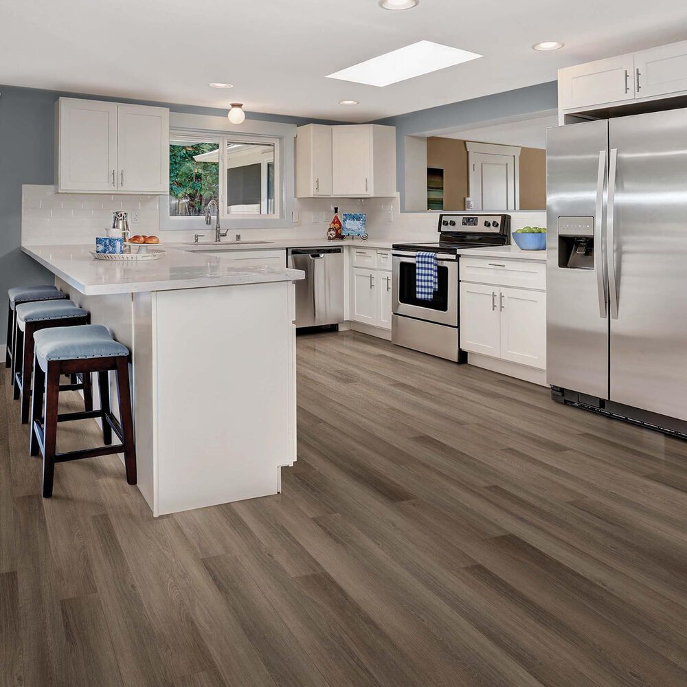 Paramount Brushed Oak Sandalwood 7&quot; x 48&quot; Vinyl Plank, , large