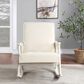 OSP Home Gainborough Rocker with Antique White Frame in Linen, , large
