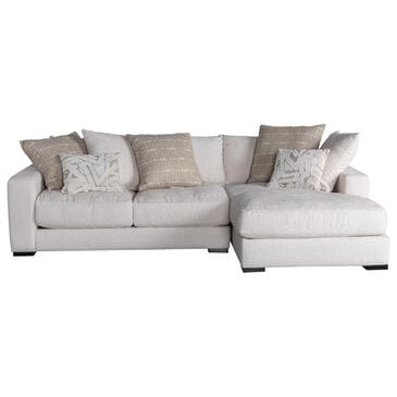 Jonathan Louis International Lombardy 2-Piece Right Facing Sectional in Bungalow Snow, , large