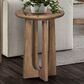 Belle Furnishings Bexley Chairside Table in Tuscan Brown, , large