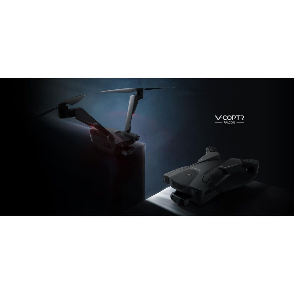 HoverAir V-Copter Falcon Mini Fly More Combo in Black, , large