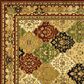 Safavieh Lyndhurst LNH221 8" x 11" Multicolor and Red Area Rug, , large