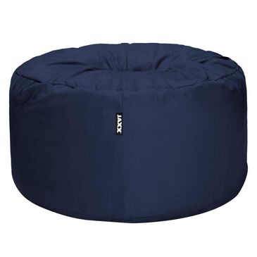 Jaxx 4" Round Bean Bag with Removable Cover in Navy, , large