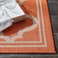 Safavieh Bermuda 5"3" x 7"6" Rust and Ivory Indoor/Outdoor Area Performance Rug, , large