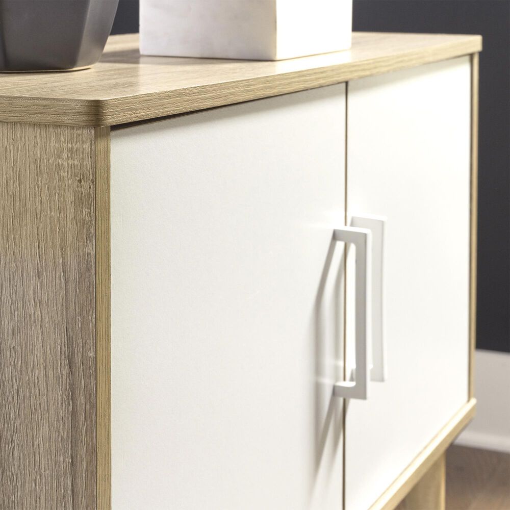 Ashley Orinfield Accent Cabinet in Natural and White, , large