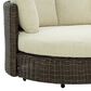 Ashley Kimora Swivel Lounge Chair in Beige, , large