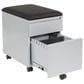 OSP Home File Cabinet in Black and Silver, , large